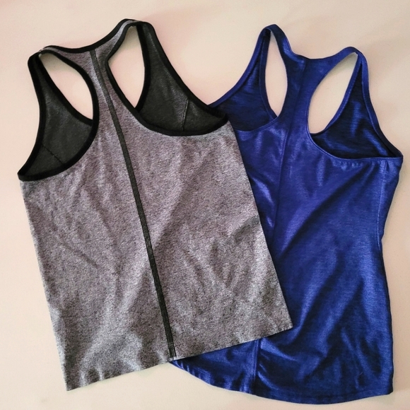 Two Pack Women's Small Racer-Back Tanks - Picture 2 of 3